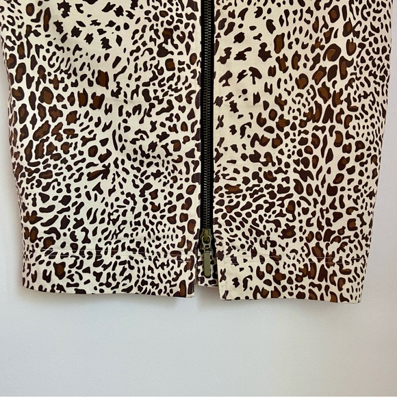 Vintage // leopard zip-up dress - Picture 5 of 8